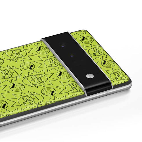 Adult Swim Rick and Morty Rick and Morty All Over Print Google Pixel 6 Skin